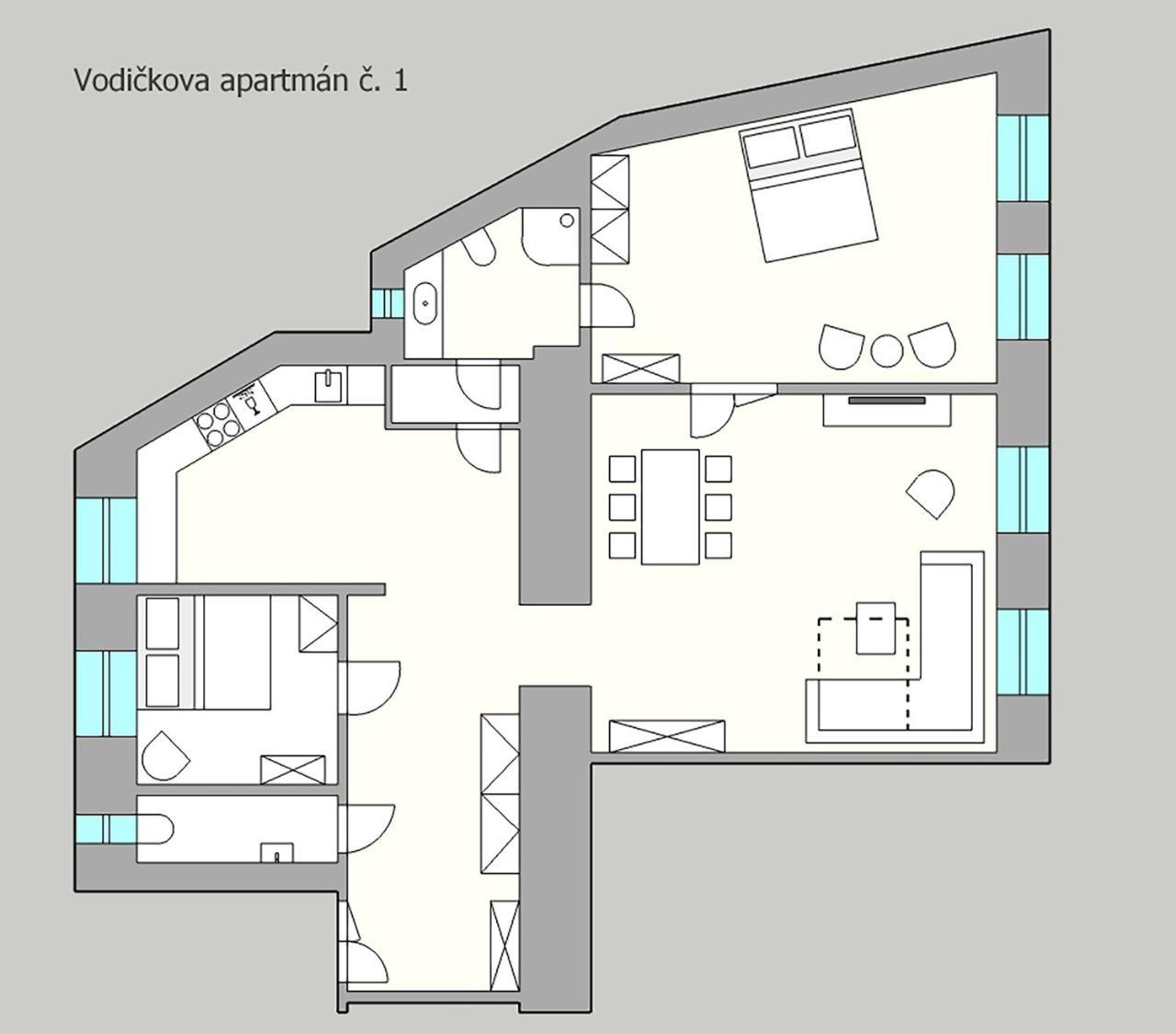 Apartment Vodickova 11 ปราก ภายนอก รูปภาพ